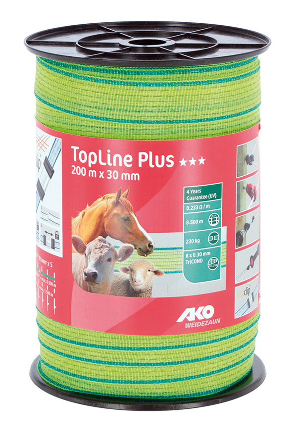 TopLine Weidezaunband neon 30 mm