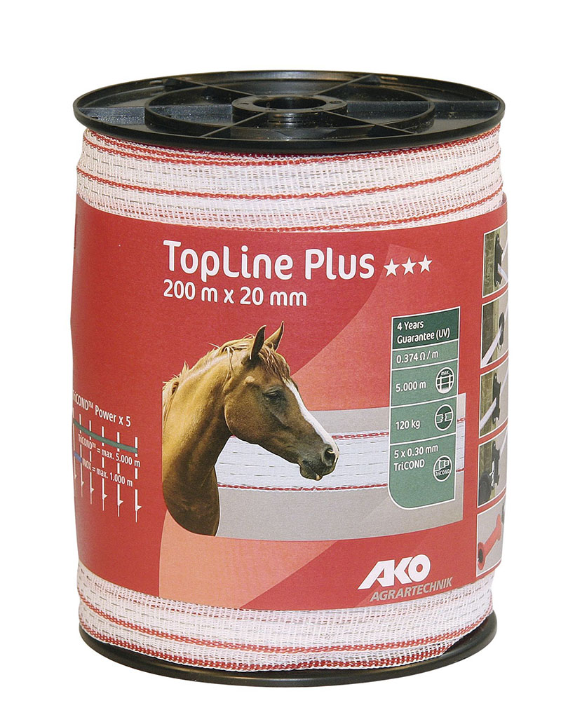 TopLine Plus Weidezaunband 200 m, 20 mm